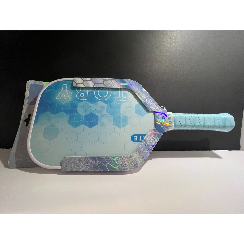 TOBY LITE, LIGHTWEIGHT FIBER GLASS PICKLEBALL PADDLE, POWER AND CONTROL